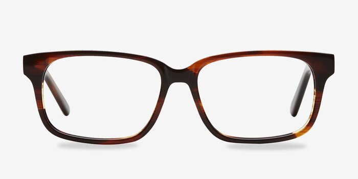 Edit Brown Acetate Eyeglass Frames from EyeBuyDirect