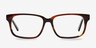 Edit Brown AcetateEyeglass Frames from EyeBuyDirect, Front View