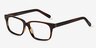 Edit Brown AcetateEyeglass Frames from EyeBuyDirect, Angle View