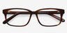 Edit Brown AcetateEyeglass Frames from EyeBuyDirect, Closed View