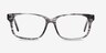 Edit Clear Gray AcetateEyeglass Frames from EyeBuyDirect, Front View