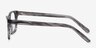 Edit Clear Gray AcetateEyeglass Frames from EyeBuyDirect, Side View