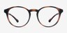 Bright Side Brown Tortoise PlasticEyeglass Frames from EyeBuyDirect, Front View