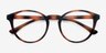 Bright Side Brown Tortoise PlasticEyeglass Frames from EyeBuyDirect, Closed View