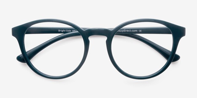 Bright Side Green PlasticEyeglass Frames from EyeBuyDirect, Closed View