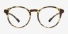 Bright Side Tortoise PlasticEyeglass Frames from EyeBuyDirect, Front View