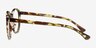 Bright Side Tortoise PlasticEyeglass Frames from EyeBuyDirect, Side View