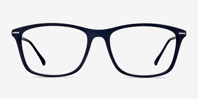 Thursday Bleu marine PlastiqueMontures de lunettes de vue d'EyeBuyDirect, Vue de Face