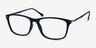 Thursday Bleu marine PlastiqueMontures de lunettes de vue d'EyeBuyDirect, Vue d'Angle
