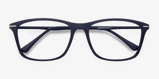 Thursday Bleu marine PlastiqueMontures de lunettes de vue d'EyeBuyDirect, Vue Rapprochée