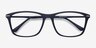 Thursday Bleu marine PlastiqueMontures de lunettes de vue d'EyeBuyDirect, Vue Rapprochée