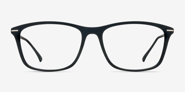 Thursday Black PlasticEyeglass Frames from EyeBuyDirect, Front View
