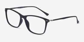 Thursday Noir Plastique Montures de lunettes de vue d'EyeBuyDirect, Vue d'Angle