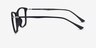 Thursday Black PlasticEyeglass Frames from EyeBuyDirect, Side View
