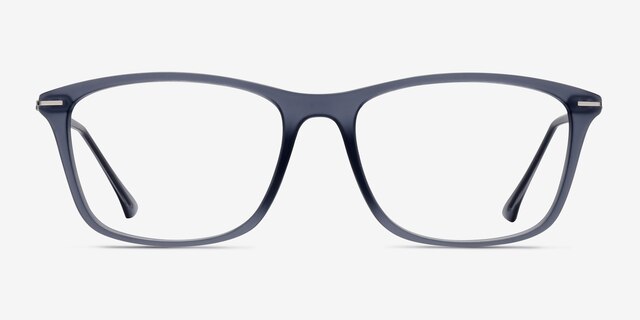 Thursday Gris PlastiqueMontures de lunettes de vue d'EyeBuyDirect, Vue de Face