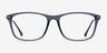 Thursday Gris PlastiqueMontures de lunettes de vue d'EyeBuyDirect, Vue de Face