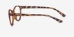 Palette Matte Leopard PlasticEyeglass Frames from EyeBuyDirect, Side View