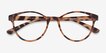 Palette Matte Leopard PlasticEyeglass Frames from EyeBuyDirect, Closed View