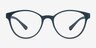 Palette Matte Green PlasticEyeglass Frames from EyeBuyDirect, Front View