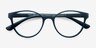 Palette Matte Green PlasticEyeglass Frames from EyeBuyDirect, Closed View