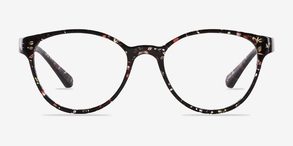 Palette Floral Plastic Eyeglass Frames