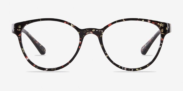 Palette Floral PlasticEyeglass Frames from EyeBuyDirect, Front View