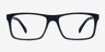 Persian Matte Navy PlasticEyeglass Frames from EyeBuyDirect, Front View