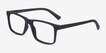 Persian Matte Navy PlasticEyeglass Frames from EyeBuyDirect, Angle View