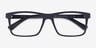 Persian Matte Navy PlasticEyeglass Frames from EyeBuyDirect, Closed View