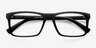 Persian Matte Black PlasticEyeglass Frames from EyeBuyDirect, Closed View