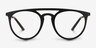 Fiasco Matte Navy PlasticEyeglass Frames from EyeBuyDirect, Front View