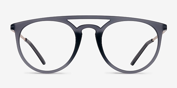Fiasco  Matte Gray  Metal Eyeglass Frames