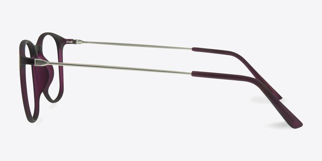 Little Bit Matte Purple PlasticEyeglass Frames from EyeBuyDirect, Side View