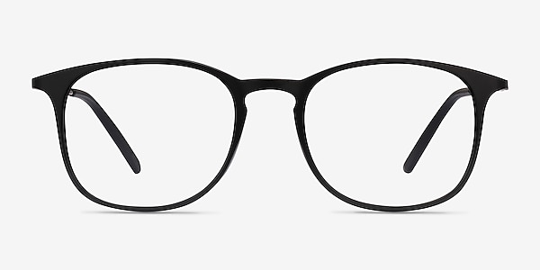 Little Bit Matte Black Plastic Eyeglass Frames