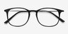 Little Bit Matte Black PlasticEyeglass Frames from EyeBuyDirect, Closed View