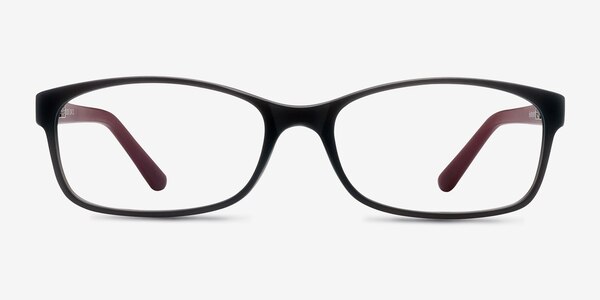 Beads Matte Gray Plastique Montures de lunettes de vue