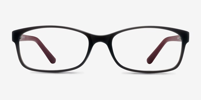 Beads Matte Gray Plastic Eyeglass Frames from EyeBuyDirect