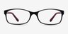 Beads Matte Gray PlasticEyeglass Frames from EyeBuyDirect, Front View