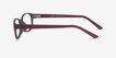 Beads Matte Gray PlasticEyeglass Frames from EyeBuyDirect, Side View