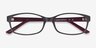 Beads Matte Gray PlasticEyeglass Frames from EyeBuyDirect, Closed View