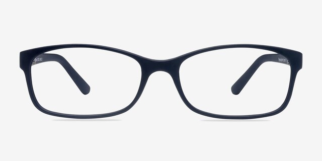 Beads Matte Navy PlasticEyeglass Frames from EyeBuyDirect, Front View