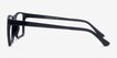 Equation Matte Black PlasticEyeglass Frames from EyeBuyDirect, Side View