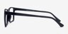 Equation Matte Black PlasticEyeglass Frames from EyeBuyDirect, Side View