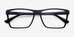 Equation Matte Black PlasticEyeglass Frames from EyeBuyDirect, Closed View