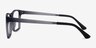 Equation Matte Gray PlasticEyeglass Frames from EyeBuyDirect, Side View