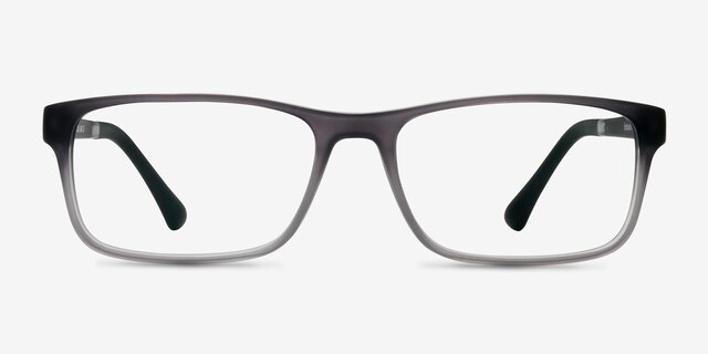 Firefly Matte Gray PlasticEyeglass Frames from EyeBuyDirect, Front View