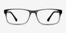 Firefly Matte Gray PlasticEyeglass Frames from EyeBuyDirect, Front View
