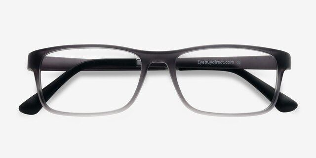 Firefly Matte Gray PlasticEyeglass Frames from EyeBuyDirect, Closed View