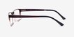 Firefly Brown PlasticEyeglass Frames from EyeBuyDirect, Side View