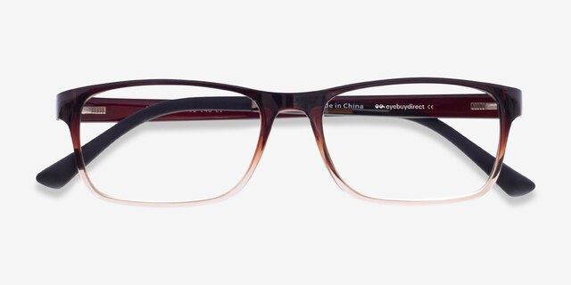 Firefly Brown PlasticEyeglass Frames from EyeBuyDirect, Closed View